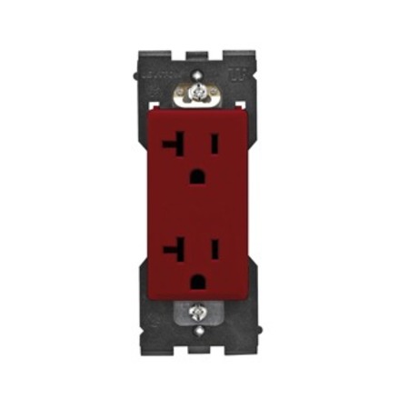 LEVITON ELECTRICAL RECEPTACLES RENU 20A TR RCPT RED DELICIOUS RER20-RE